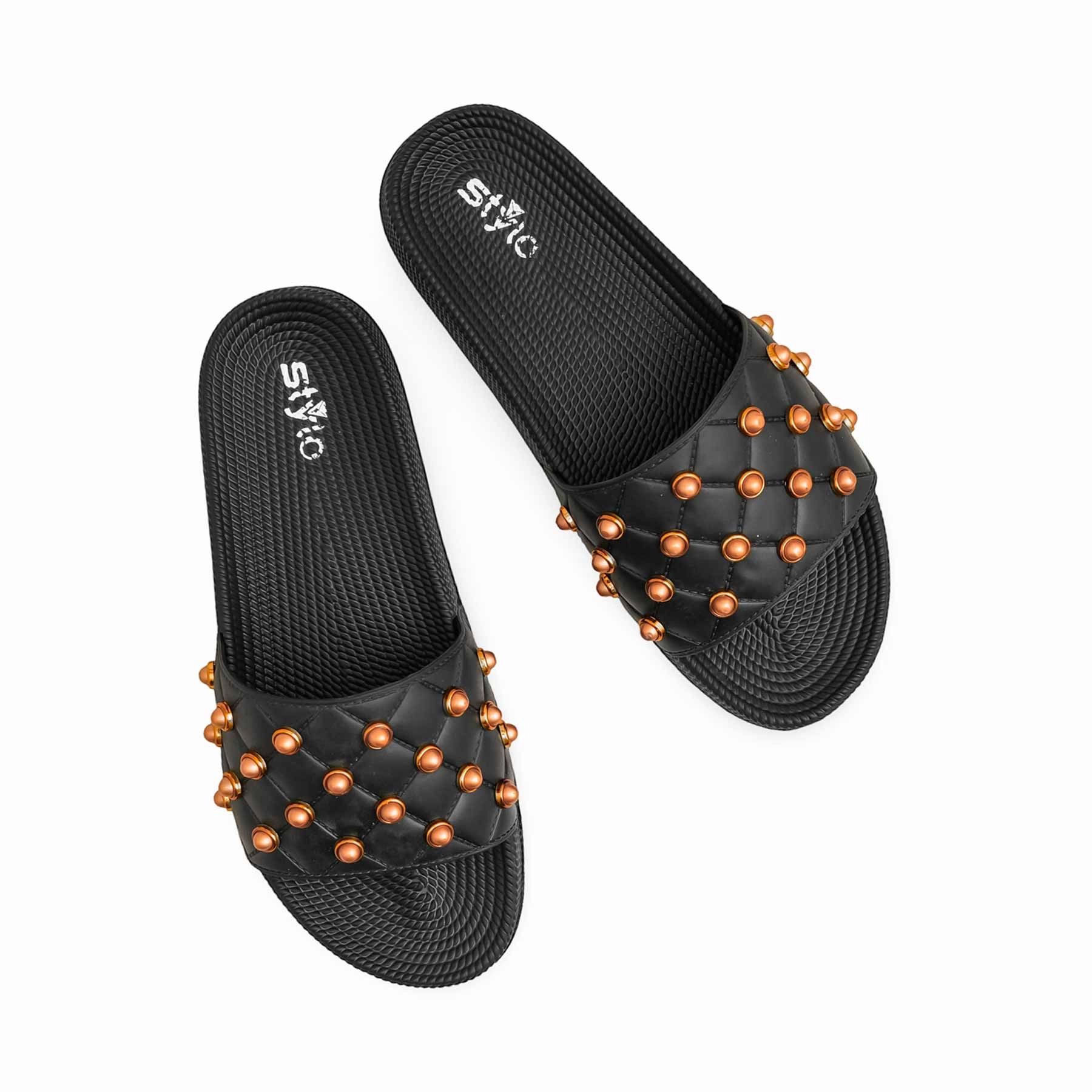 Black Casual Softy CL9369 Moc Toe Slip On Shoes