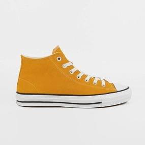 Matchbreak Super Skate Converse Cons - CTAS Mid Pro Shoes - Sunflower Gold / White / Black