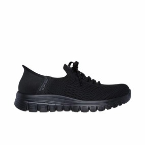 Good Shoes For Long Distance Walking Skechers Women's Graceful- First Blush Black 100736 Sneaker