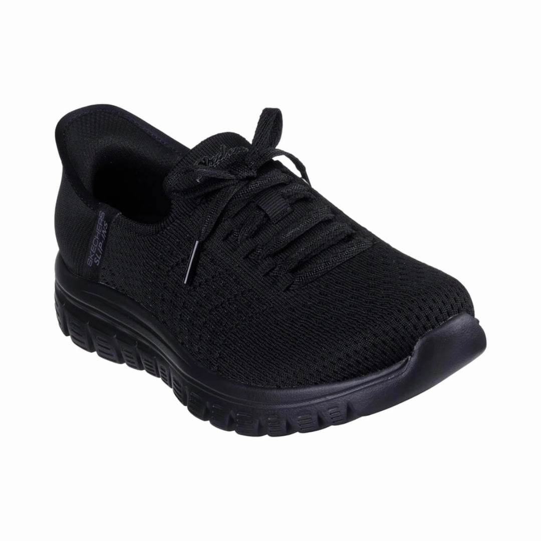 Skechers Women's Graceful- First Blush Black 100736 Sneaker Shoes Good For Walking