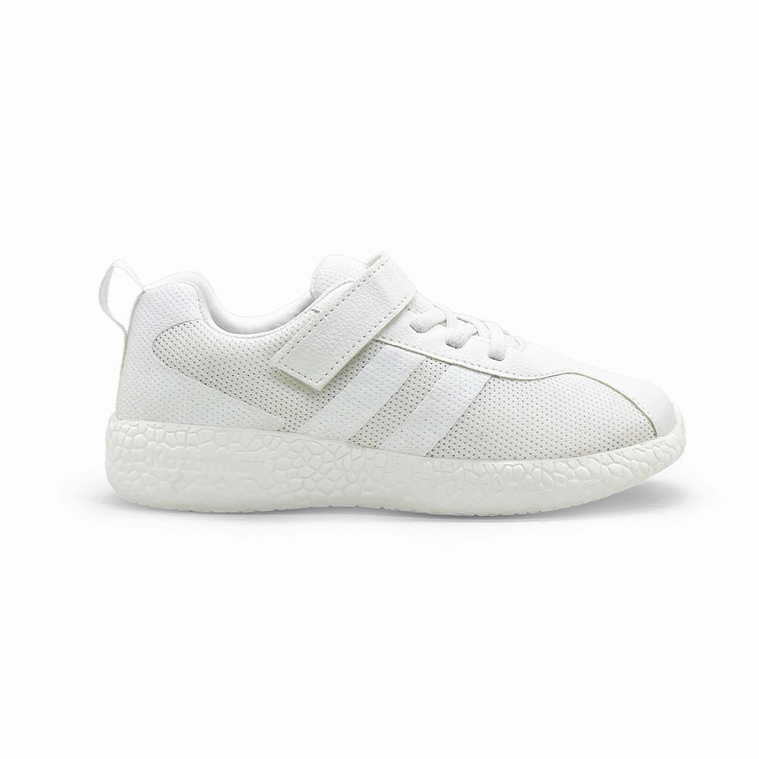 Clifton Sneakers Skudo - Faux Laces White School Shoes