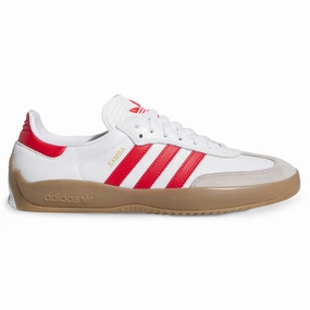 Adidas Zig Zag Shoes ADIDAS PUIG SAMBA ADV FLAT WHITE / BETTER SCARLET / GUM