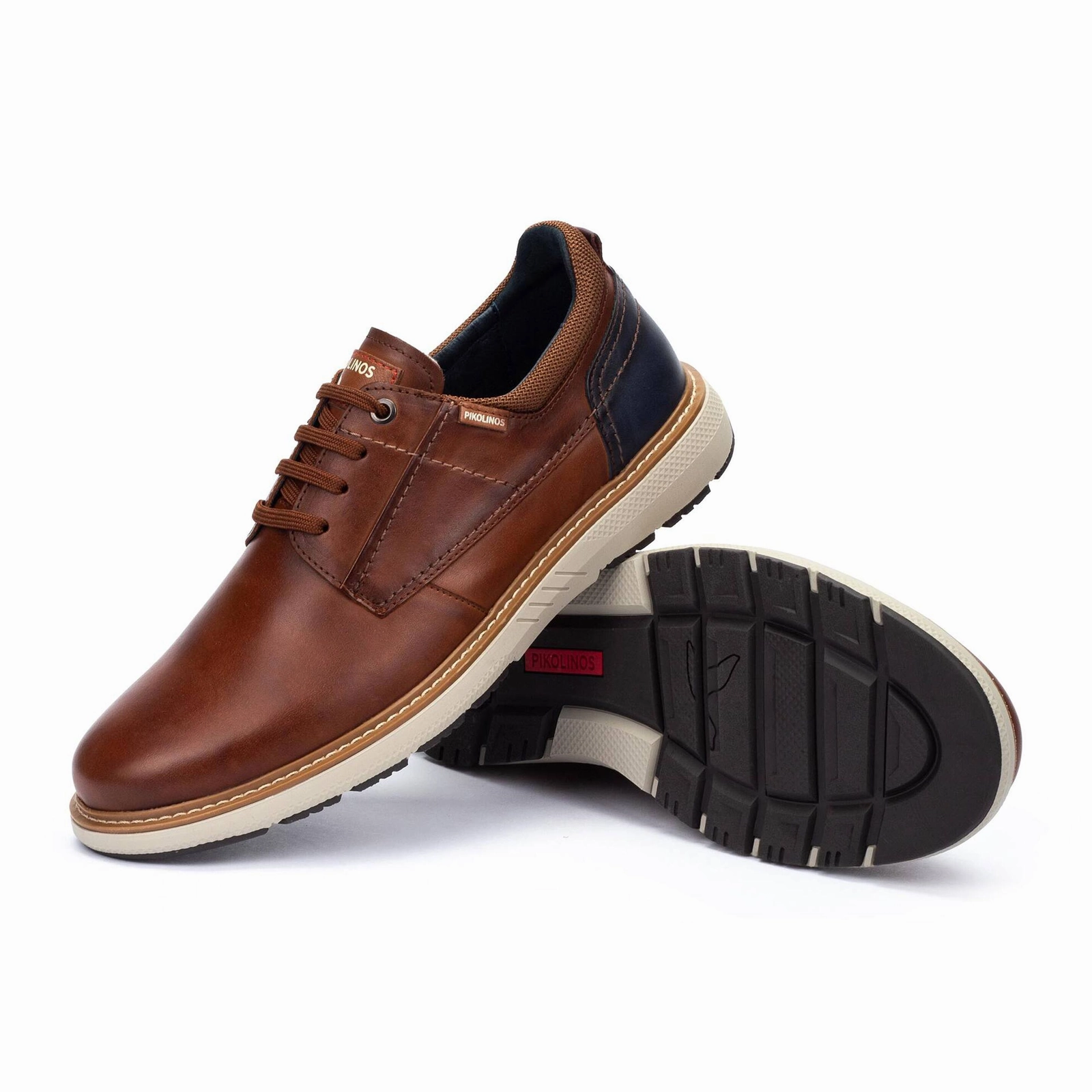 Casual Shoes For Office Use Pikolinos Bilbao M8D-4292C1 Lace Up (Men) - Cuero