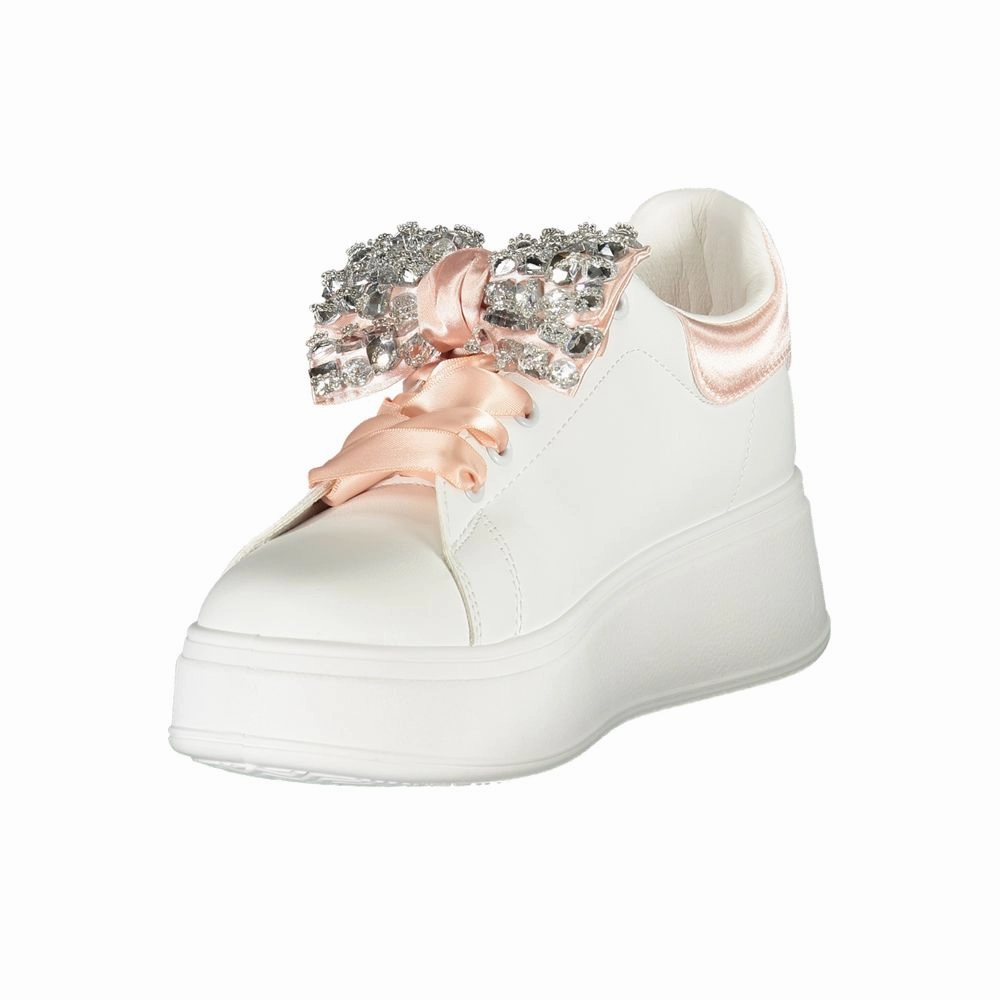 Dancing In Sneakers Laura Biagiotti White Synthetic Women Sneaker