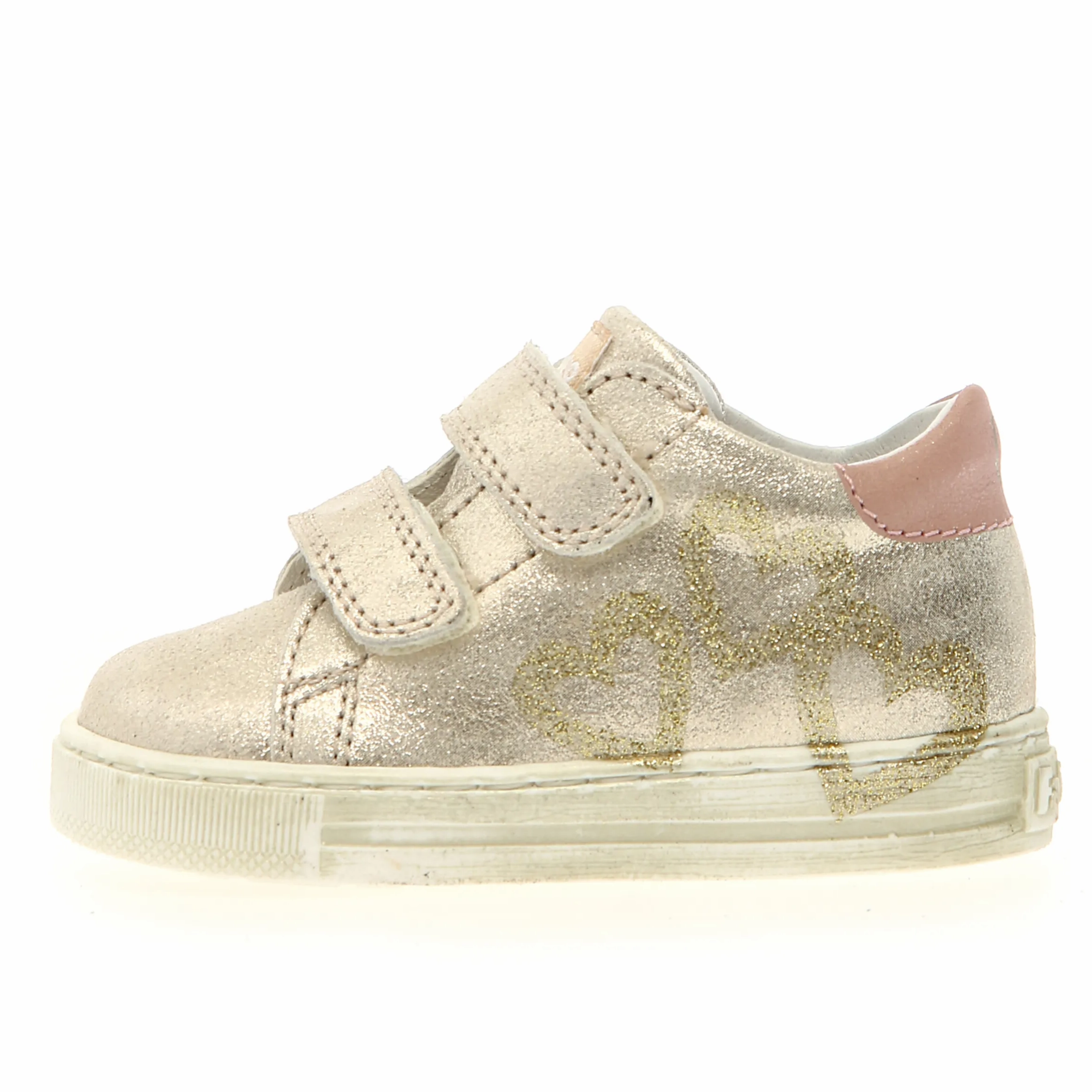 Bogo Sneakers Falcotto Girl's Lovemy Vl Casual Shoes - Platinum / Milk