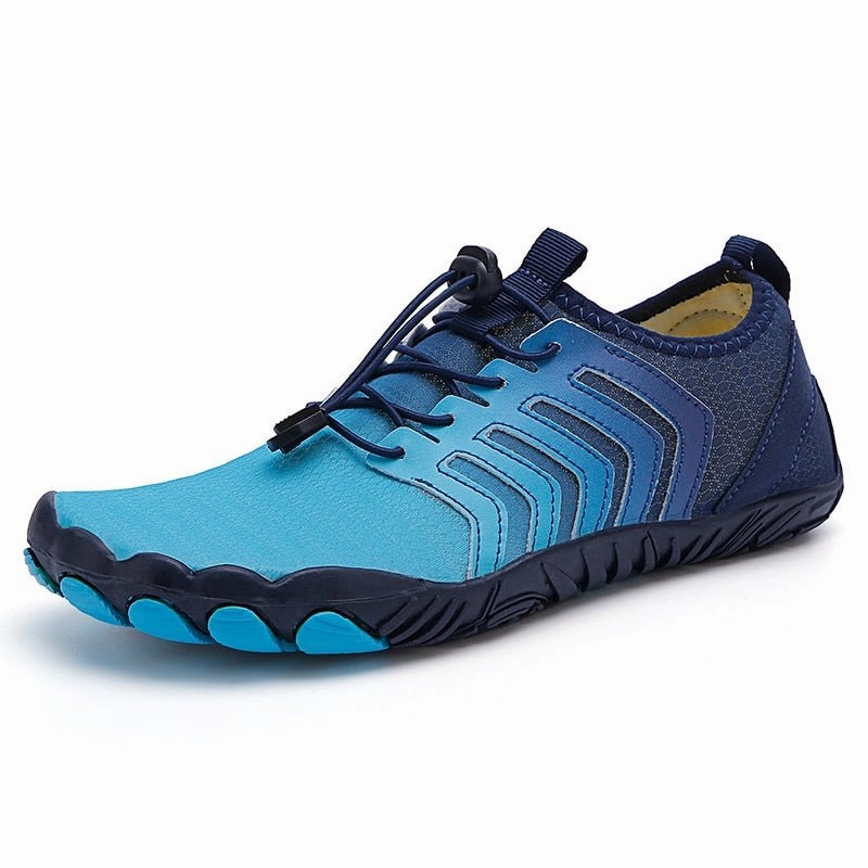 Mudclaw Trail Running Shoes Dark Blue Trail V-Runner Pro - Universal Non-Slip Barefoot Shoes