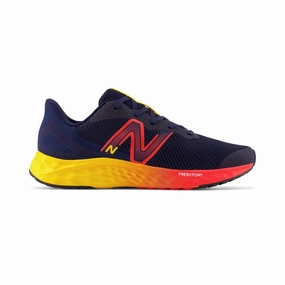 New Balance GS (Grade School) GPARIKB4 Navy/Red Best Walking Shoes For Flat Feet And Supination