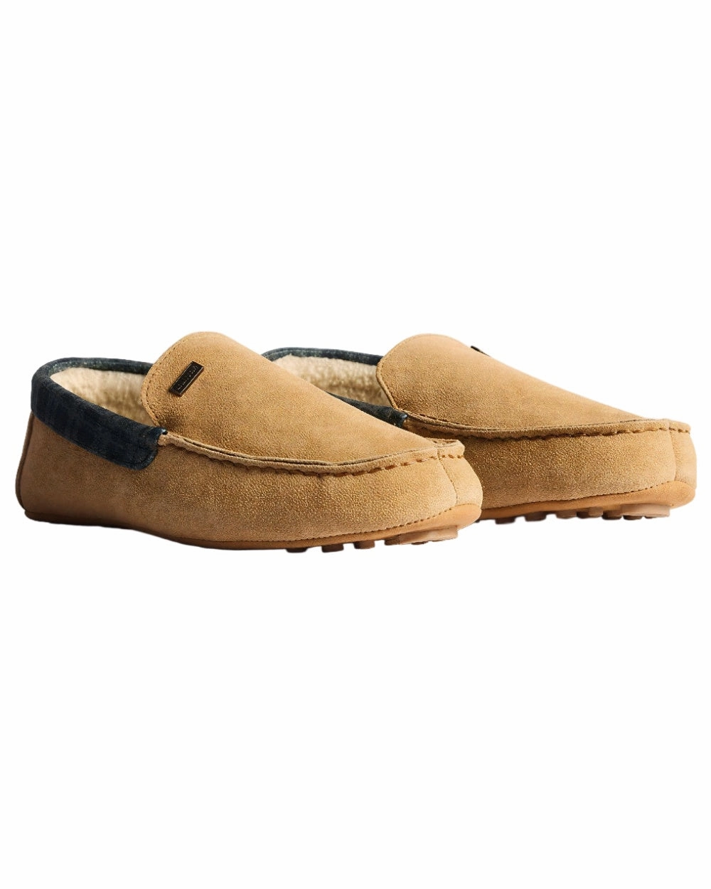 Hunter Mens Moccasin Slippers Extra Wide Slip On Slippers