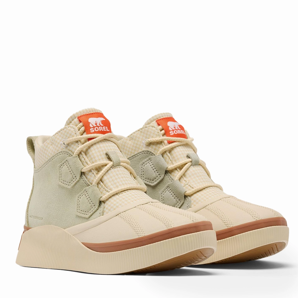 Waterproof Training Shoes Sorel Women's OUT N ABOUT IV Classic Waterproof Boot| Light Aloe / Bleached Ceramic