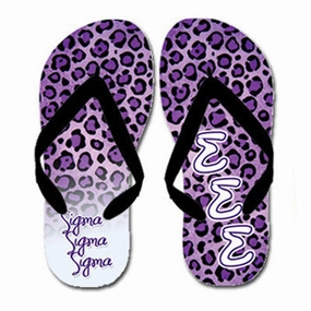 Burger Flip Flops Sorority Cheetah Print Flip-Flops - SBL100 - SUB