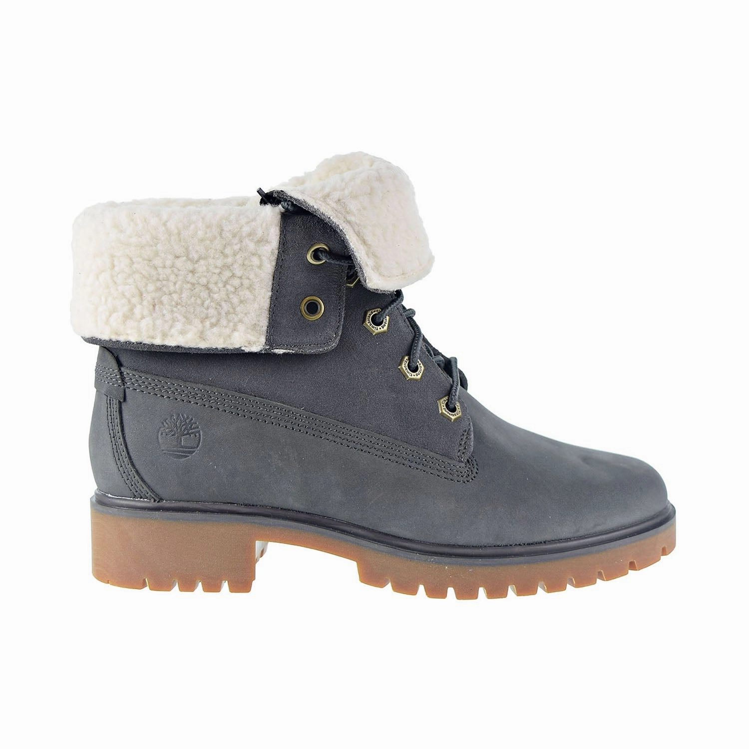 Track 25 Low Gore-tex Hiking Shoe Timberland Jayne WP Fleece Fold Down Women's Boot Dark Grey Nubuck