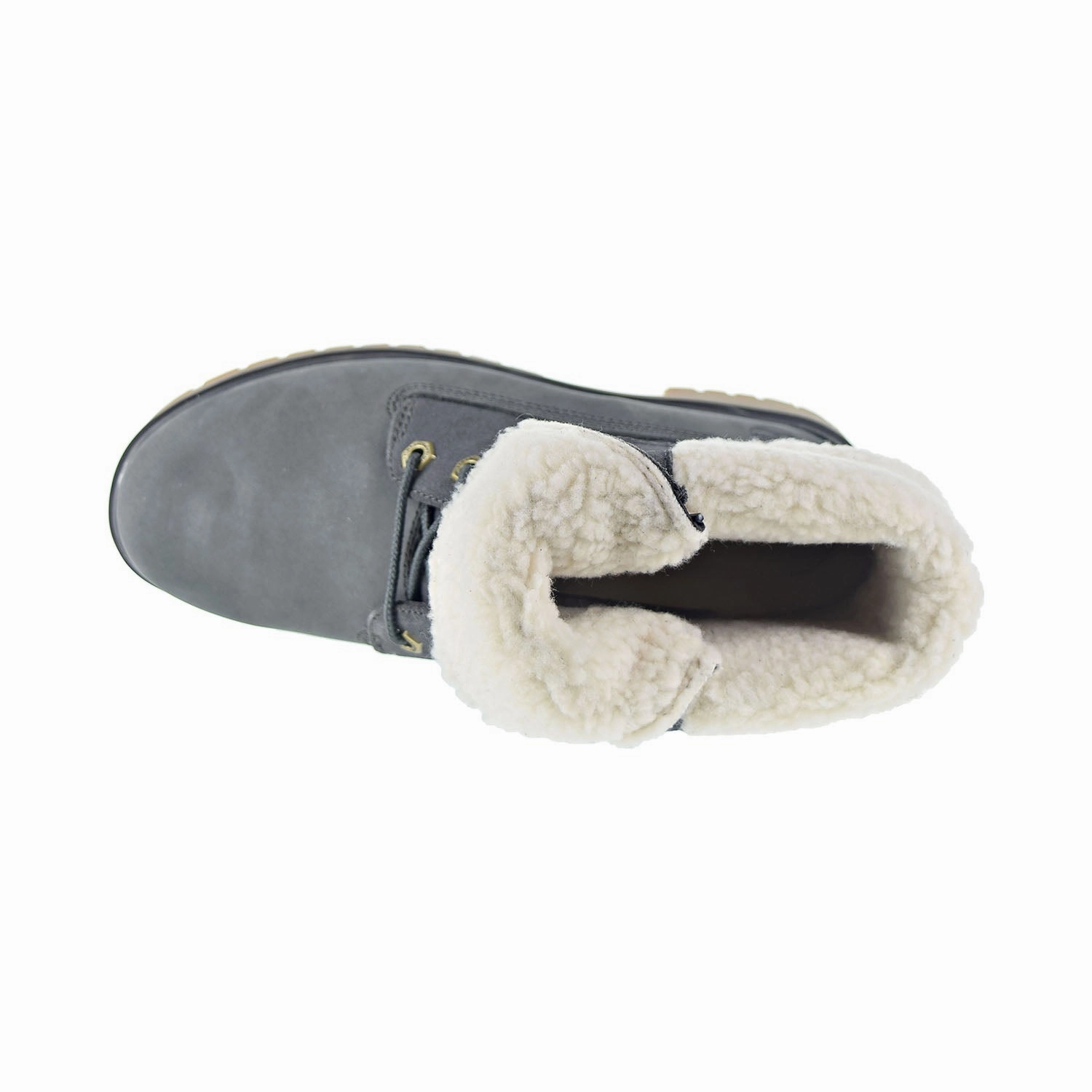 Work / Safety Waterproof Shoes Timberland Jayne WP Fleece Fold Down Women's Boot Dark Grey Nubuck