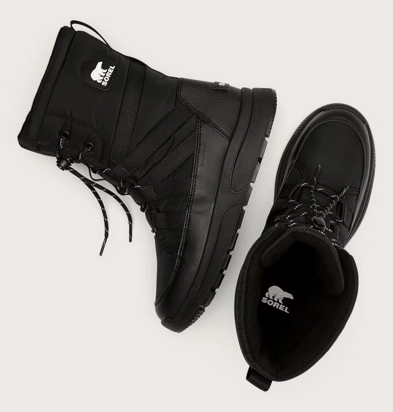 Sorel Women's WHITNEY III TALL Waterproof Boot | Black / Black Best Lightweight Waterproof Trail Running Shoes