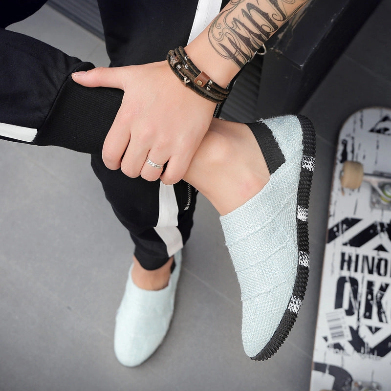 Spring And Summer Linen Canvas Shoes Men Korean Trend Casual Shoes Men Puma Shoes Casual