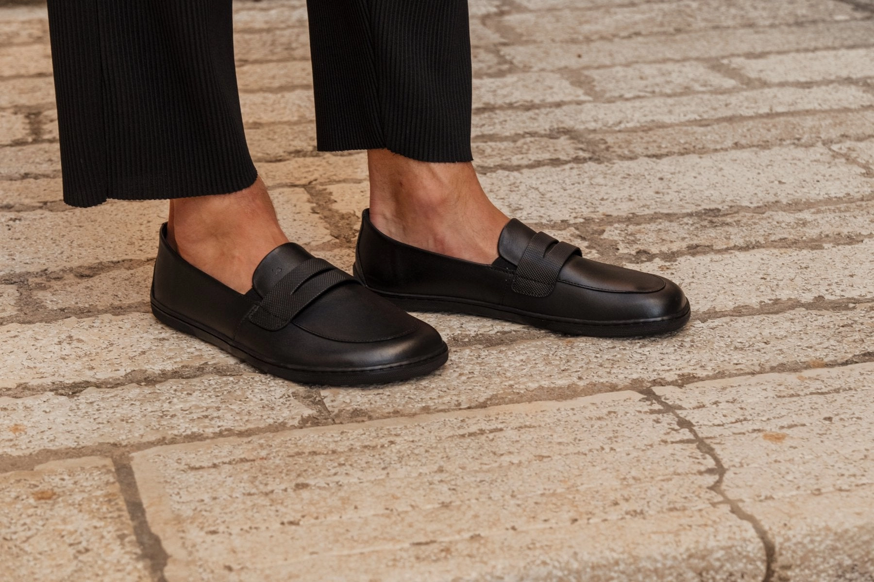 Barefoot Moccasins Be Lenka Buena - All Black (UNISEX) Beach Casual Shoes