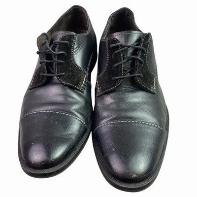 Best Flat Running Shoes Stacy Adams Shoes Mens 10M Black Velvet Oxford Leather Lace Up