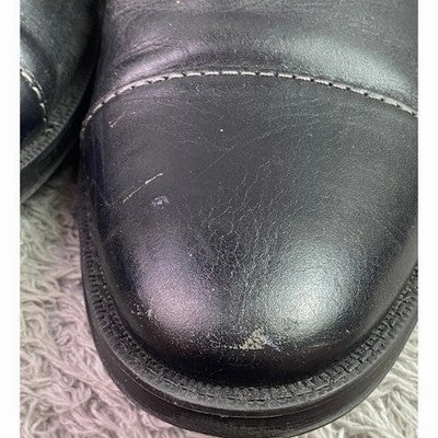 Flat Shoes Primark Stacy Adams Shoes Mens 10M Black Velvet Oxford Leather Lace Up