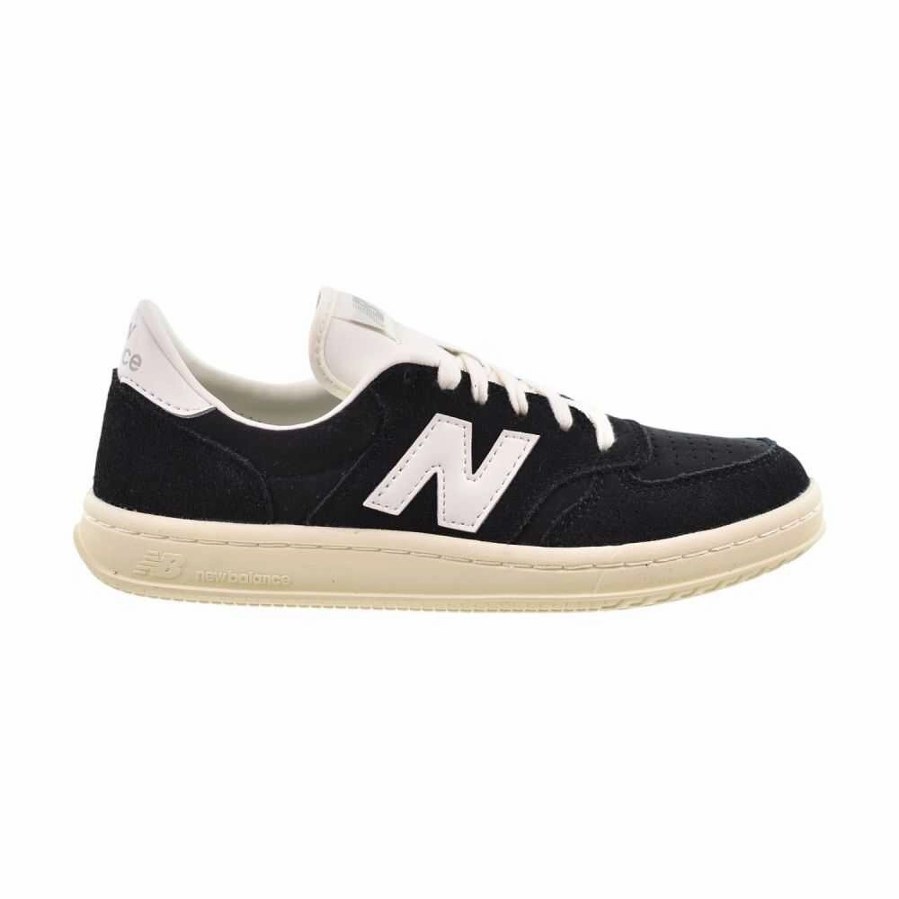 New Balance T500 Lace Big Kids's Shoes Suede Black/White gst500-bk Glitter Star Sneakers