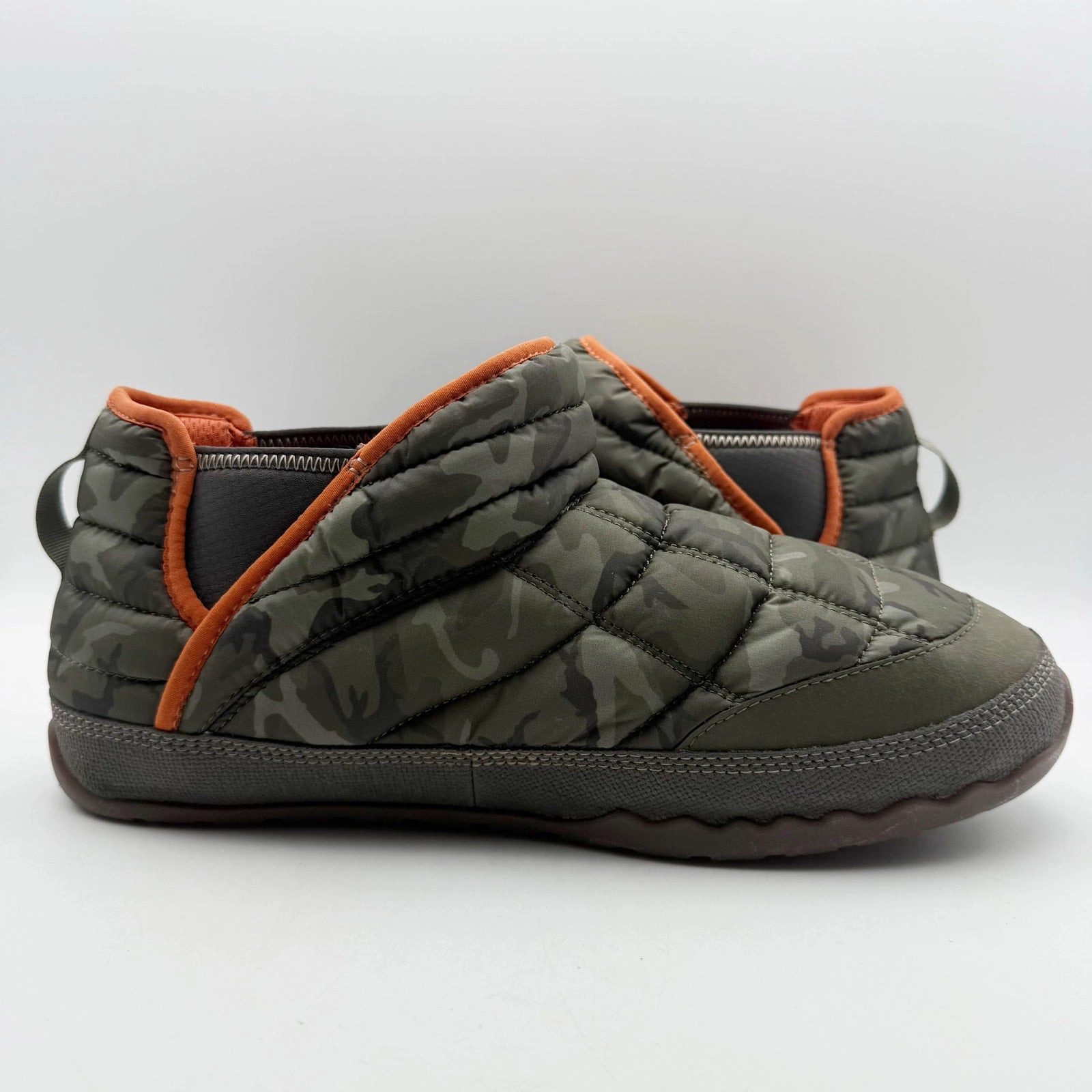 Construction Boots L.L.Bean Mens Mountain Classic Quilted Ankle Boots US 9 M Green Camo NWOB