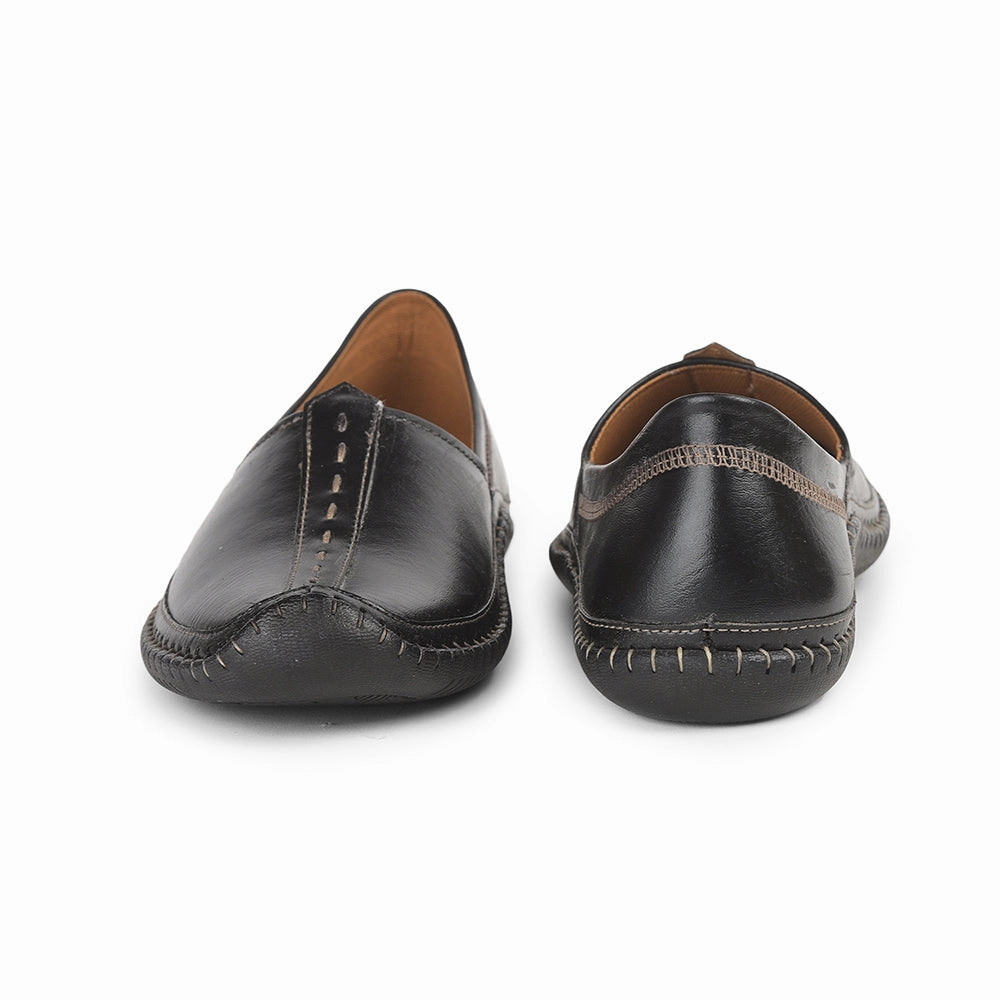 Fortune Black Casual Mojari For Men BRL-25 By Liberty Beach Casual Shoes