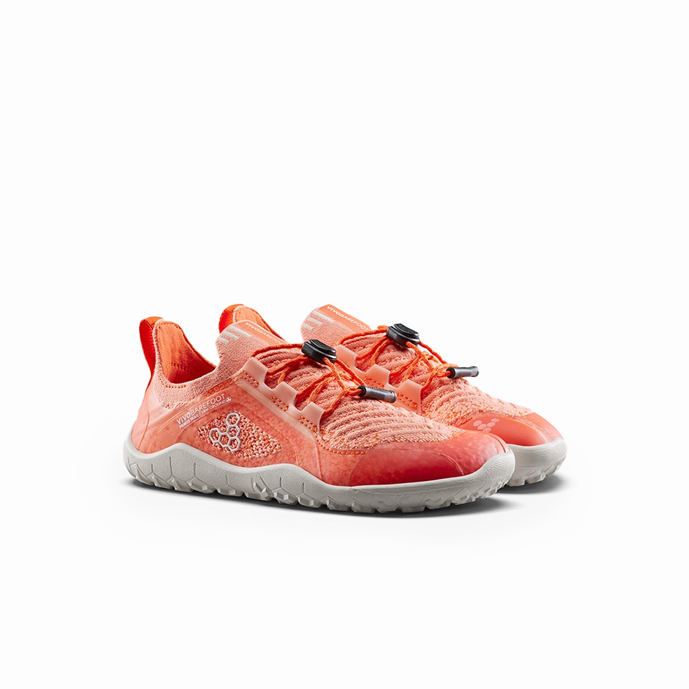 Hiking Shoes Amsterdam Vivobarefoot Primus Trail Knit FG Kids Sunset