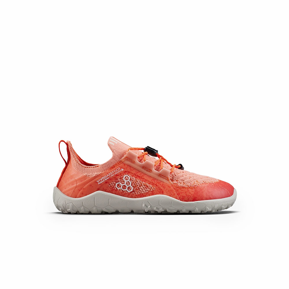 Vivobarefoot Primus Trail Knit FG Kids Sunset Orthotic Hiking Shoes