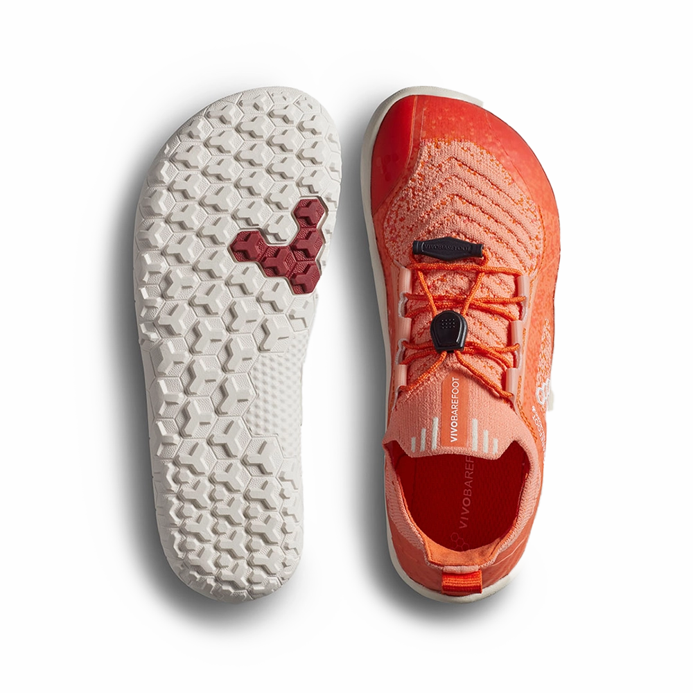 Hiking Shoes Outbound Prism Vivobarefoot Primus Trail Knit FG Kids Sunset