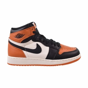 Indoor Sneakers Jordan 1 Retro High "Shattered Backboard" Big Kids' Shoes Black fd1437-008