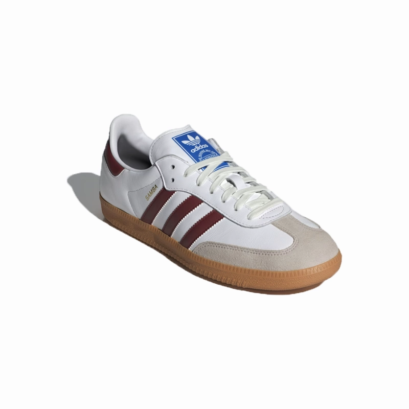 Adidas Run Dmc Shoes adidas - Samba OG - Cloud White/Burgundy - Unisex [IF3813]