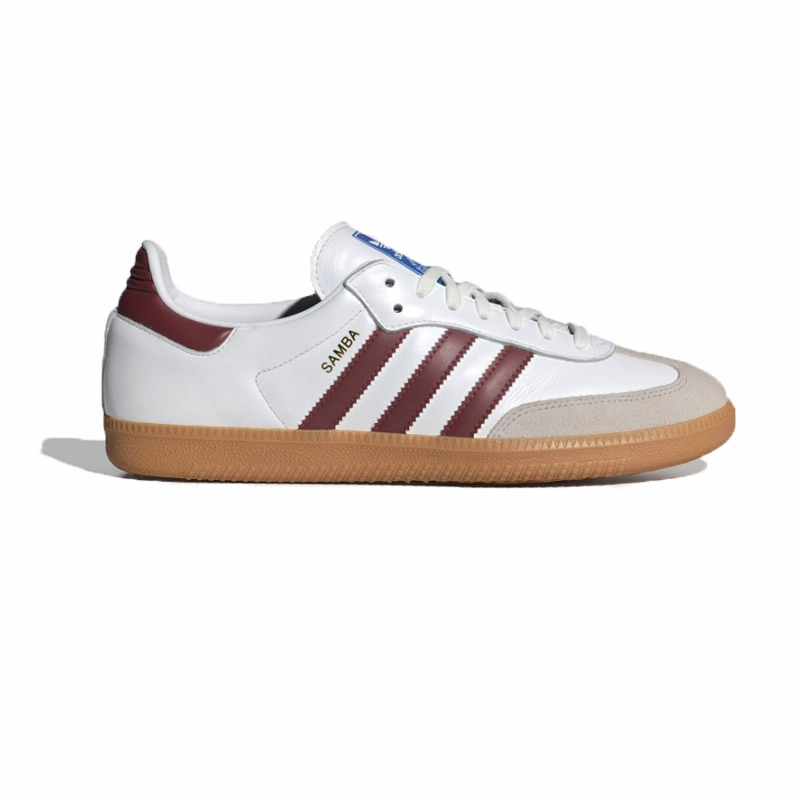adidas - Samba OG - Cloud White/Burgundy - Unisex [IF3813] Adidas Shoes 2000