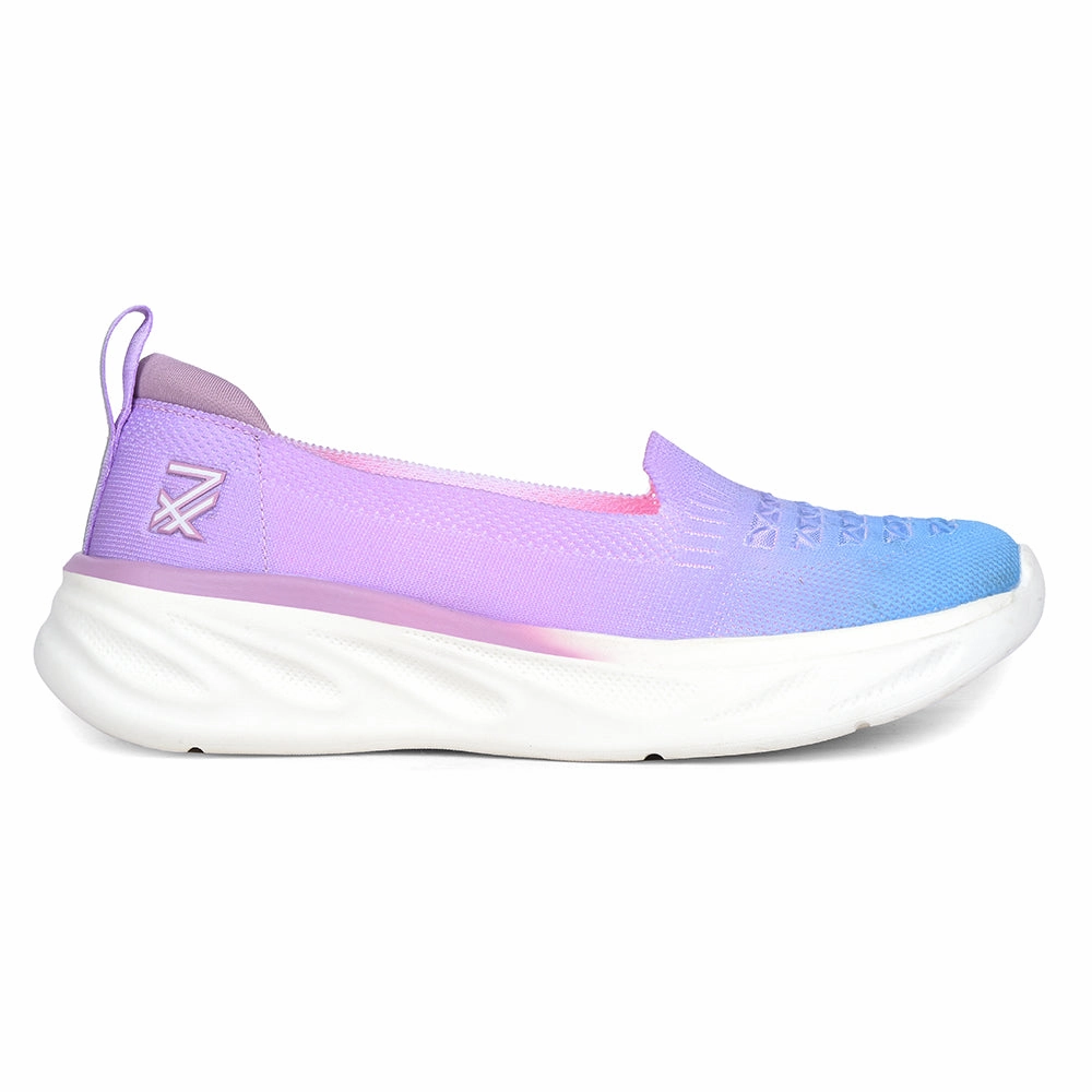Leap7x Purple Non Lacing Casual Shoes For Women SLIPIN-24E By Liberty Casual Vintage Shoes