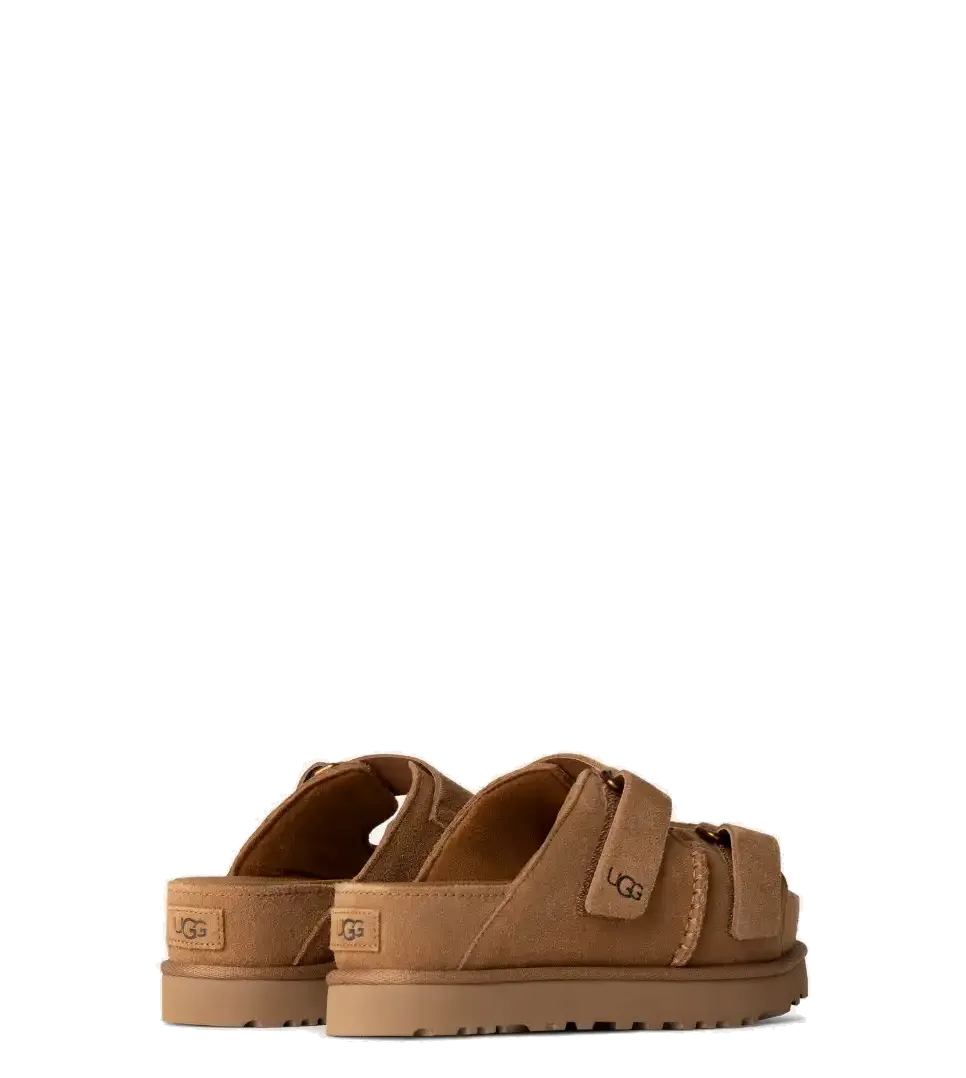 Best Shoes Wide Flat Feet Goldenstar Hi Slide Chestnut (Women)  FINAL SALE