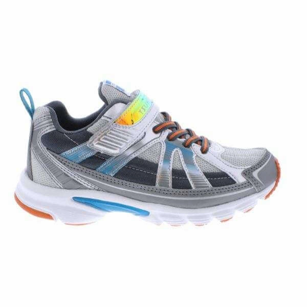 Tsukihoshi Storm Boys Running Shoes - Silver Gray | Lightweight, Machine Washable Sneakers for Kids & Toddlers Hill Running Shoes