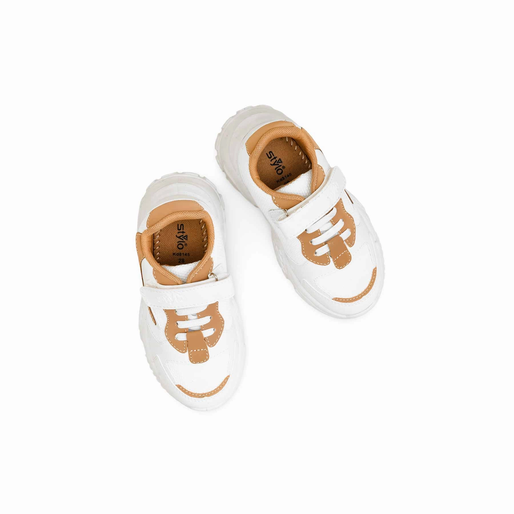 Formal Shoes With Casual Clothes Boys White Casual Jogger KD8145