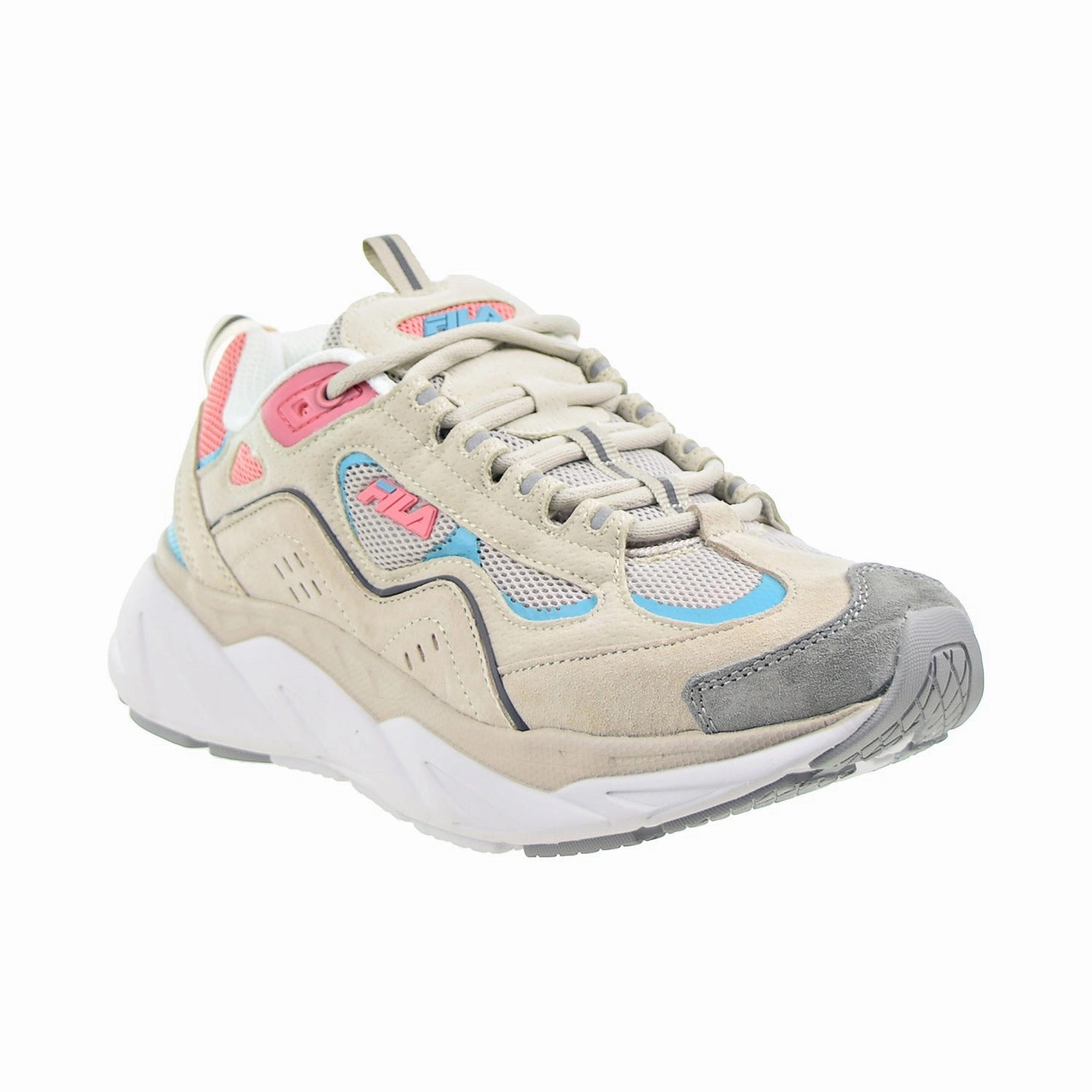 Good Comfortable Running Shoes Fila Trigate Women's Shoes Gardenia-Bluefish-Pink
