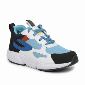 Leap7x Lace Up Athleisure Shoes For Kids (Sky Blue) CARRY-03 By Liberty For Plantar Fasciitis Walking Walking Cheap