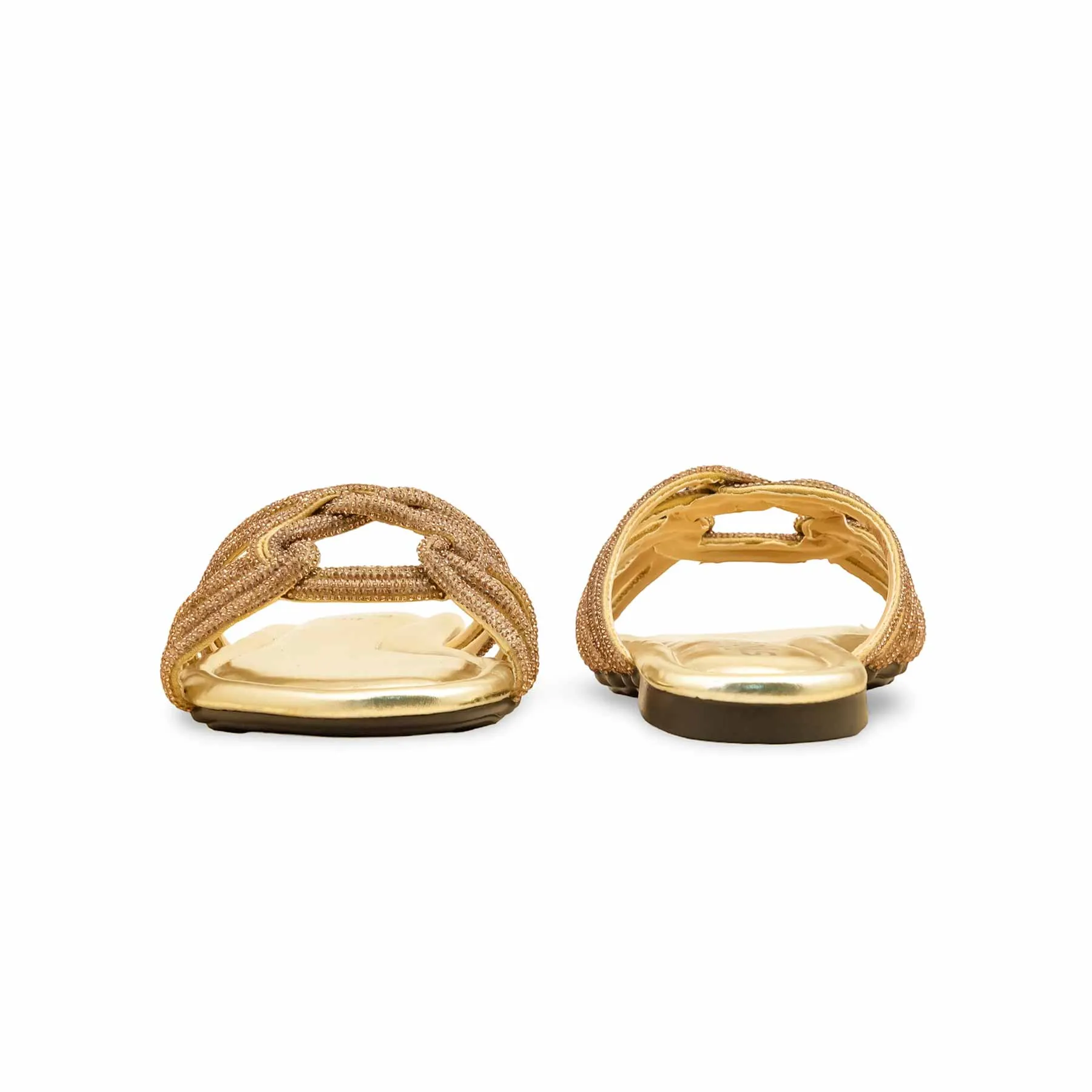 Golden Fancy Slipper For Women FN8012 Running Shoes Heavy Runners With Flat Feet