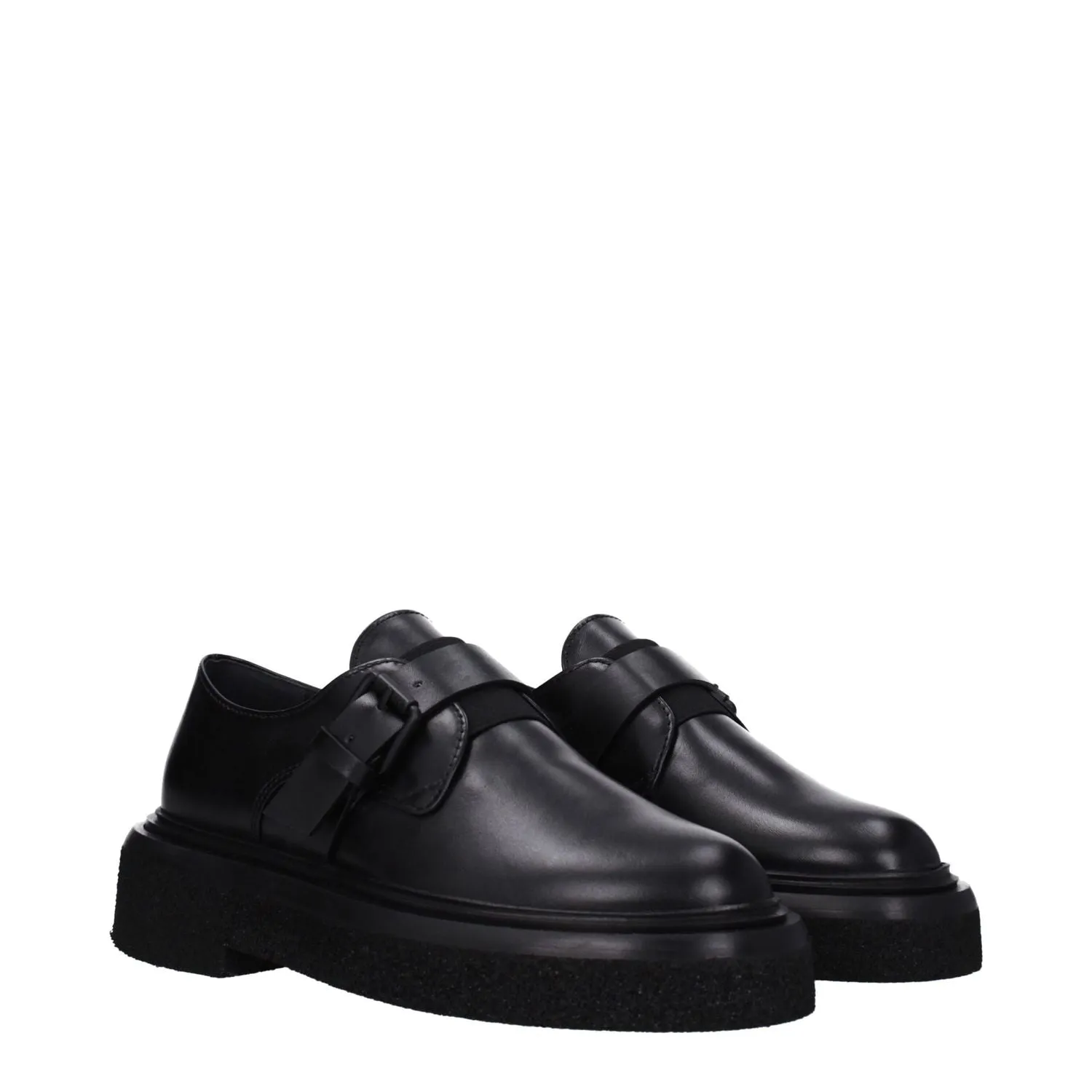 Max Mara Black Leather Oxfords And Derbies Flat Shoes Vs Running Shoes