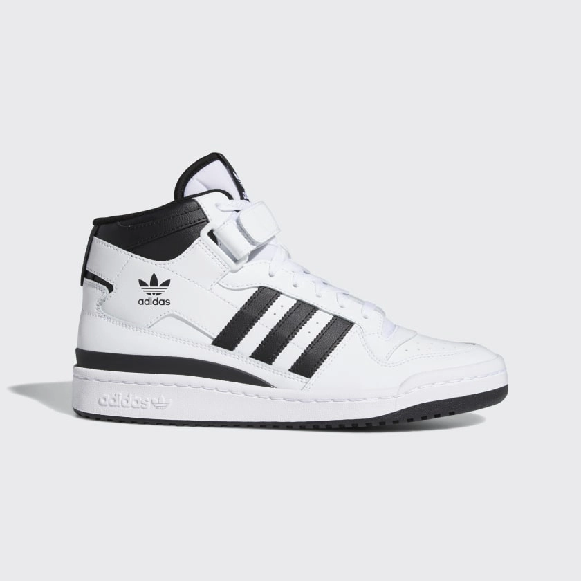 Street Shoes Adidas Adidas Forum Mid - Cloud White / Core Black