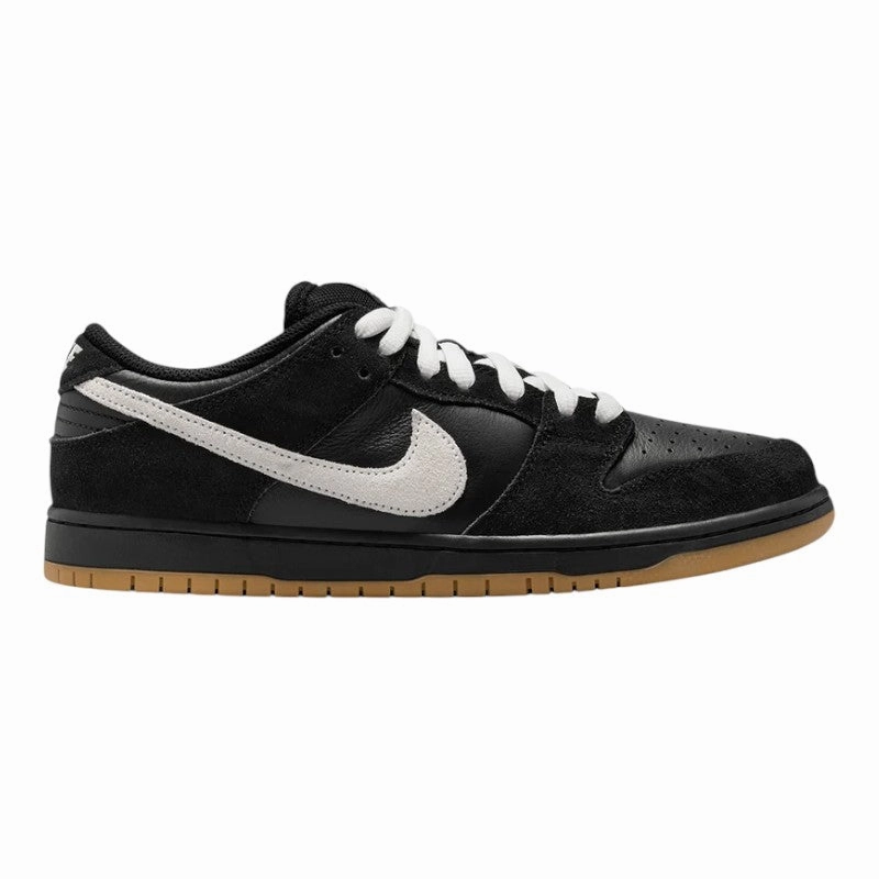 Nike SB Dunk Low Pro - Black/White/Black Gum/Light Brown Asics Steel Toe Work Shoes