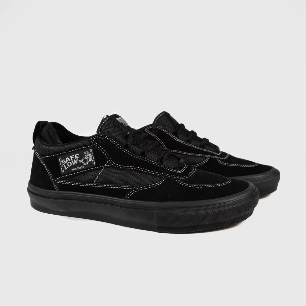 Vans - Skate Safe Low Shoes - Black / Black Skate Shoe Impact Insoles
