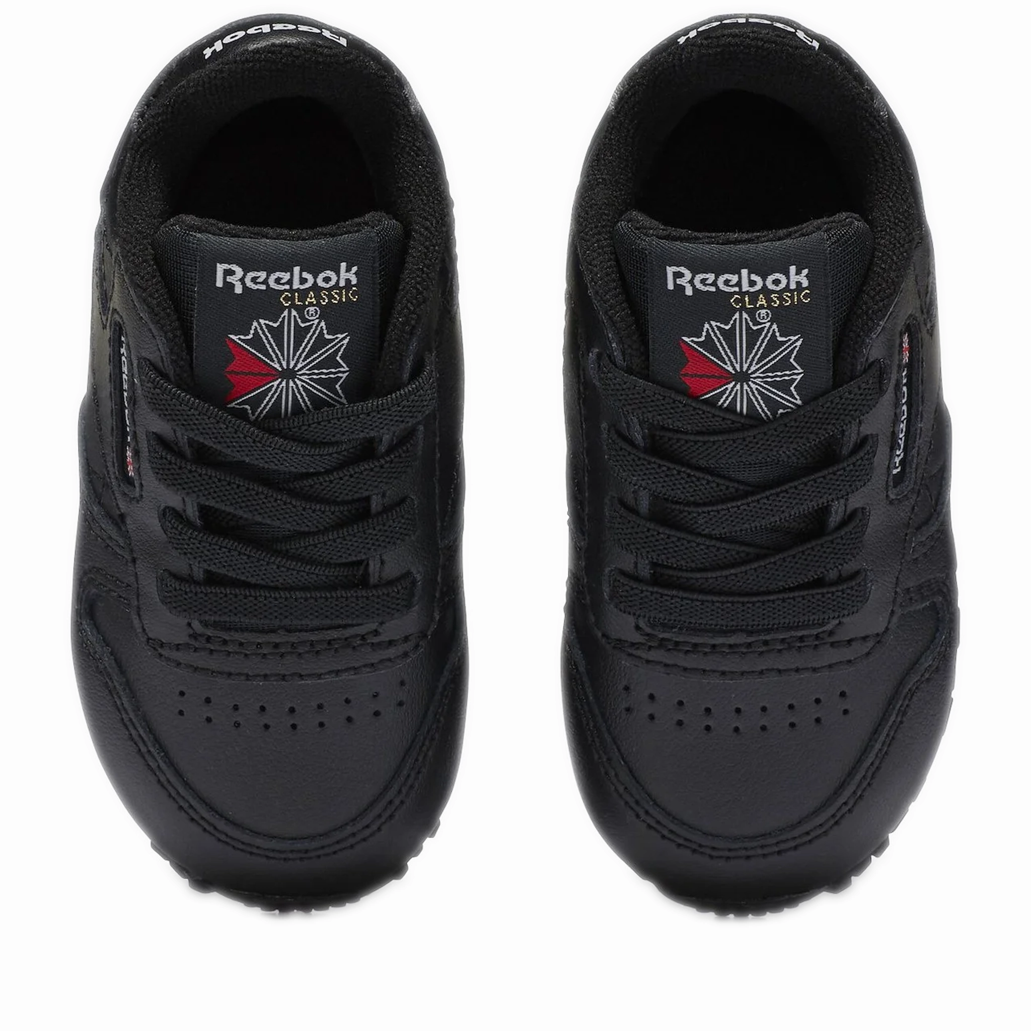 Custom Made Skate Shoes Pre School Reebok Classic Leather Shoes - Black