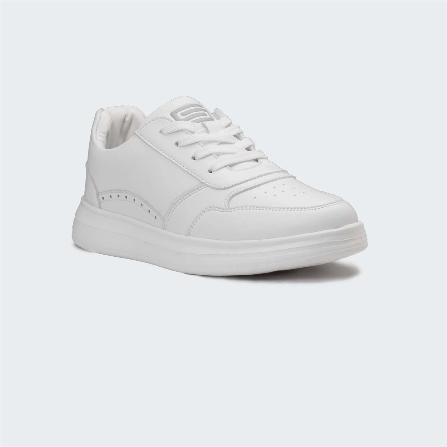 Armani Shoes Caliber Shoes White Casual Sneakers For Kids ( HARPER 564.K )