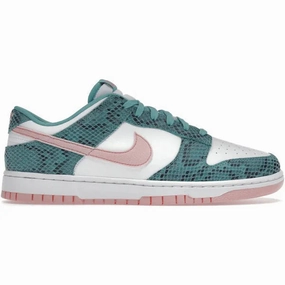 Asics Volleyball Shoes Nike Dunk Low Snakeskin Washed Teal Bleached Coral