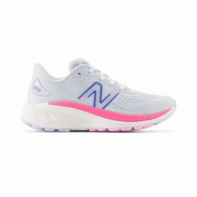 Walking Tennis Shoes For Flat Feet New Balance PS (Preschool) PP860P13 Moon Dust/Pink