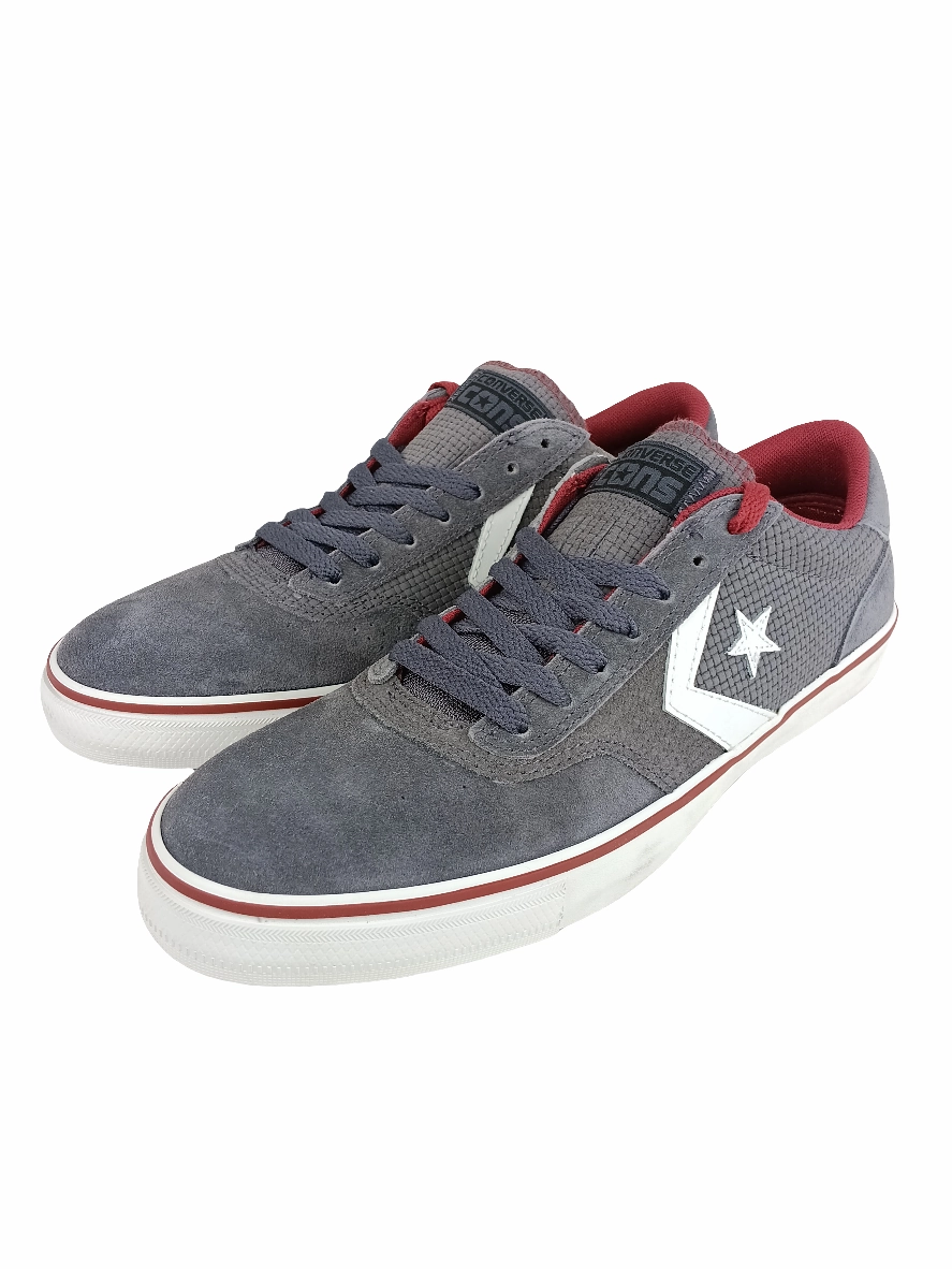 Converse Trapasso II OX Graphite/WHI 142774c Mens Size 9.5 Shoes Steve Madden Foldover Boots