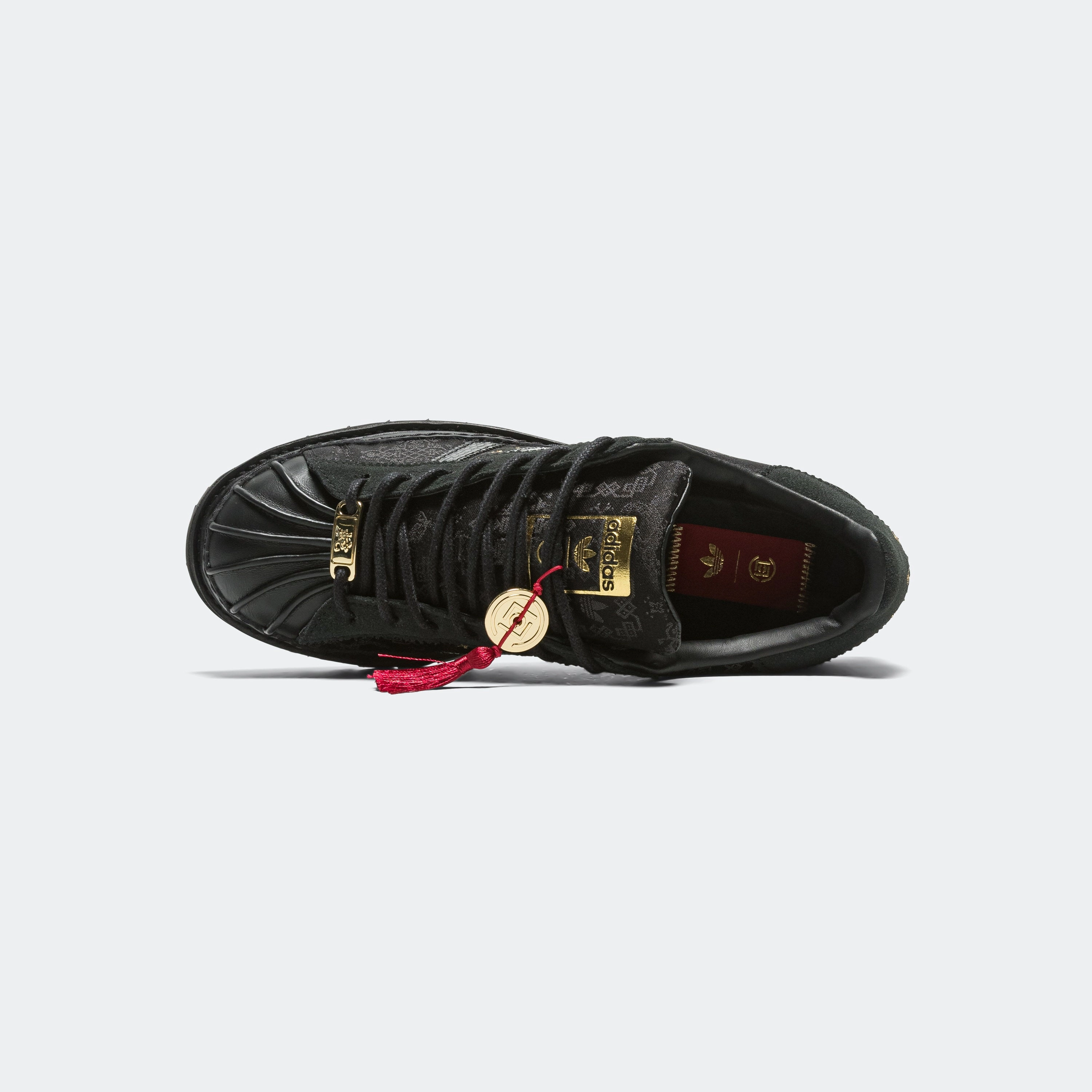Adidas Dame Certified 3 Low Shoes Superstar LNY by Edison Chen x CLOT - Core Black/Carbon-Gold Metallic