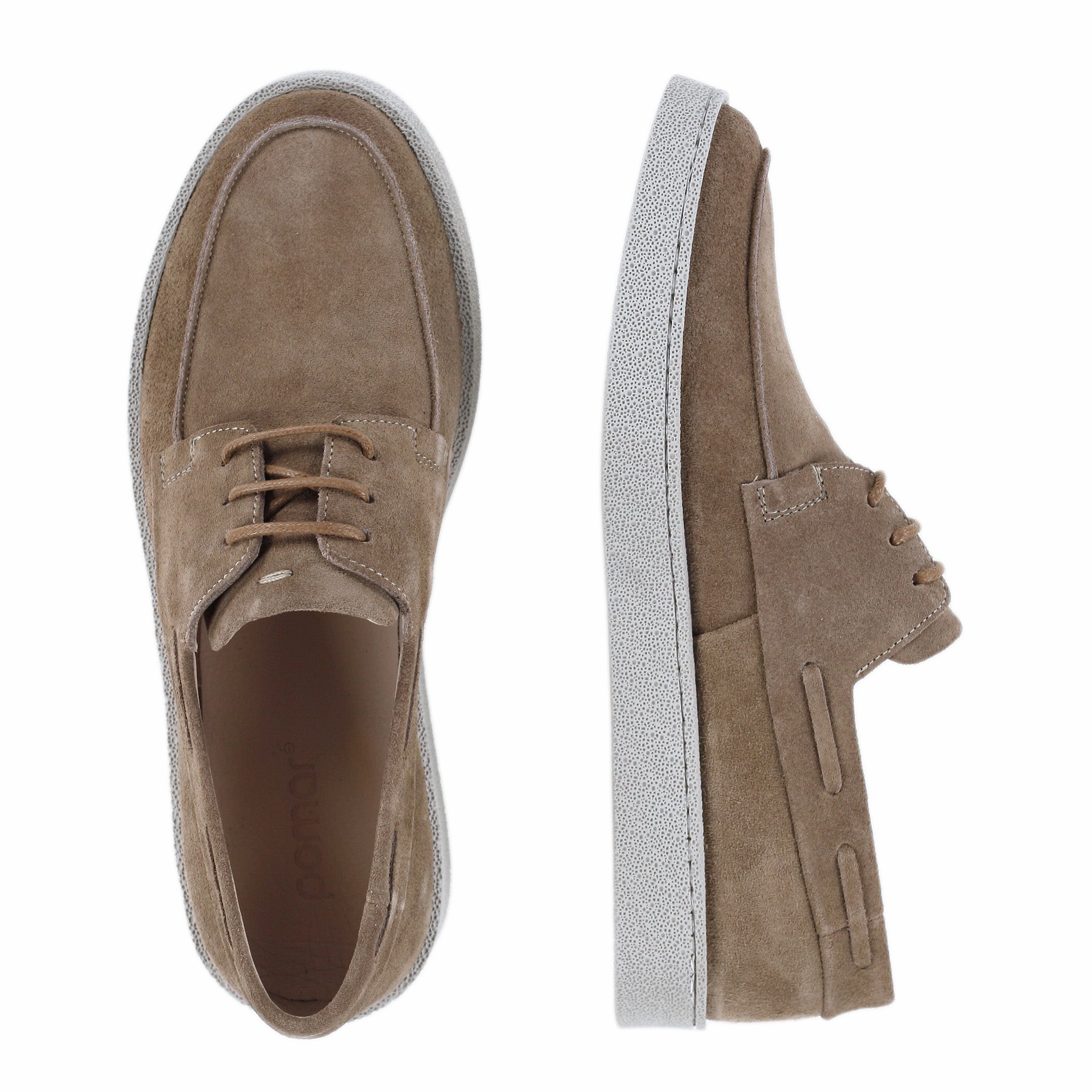 SIRRI Mens casual lace-ups See Through Flat Shoes