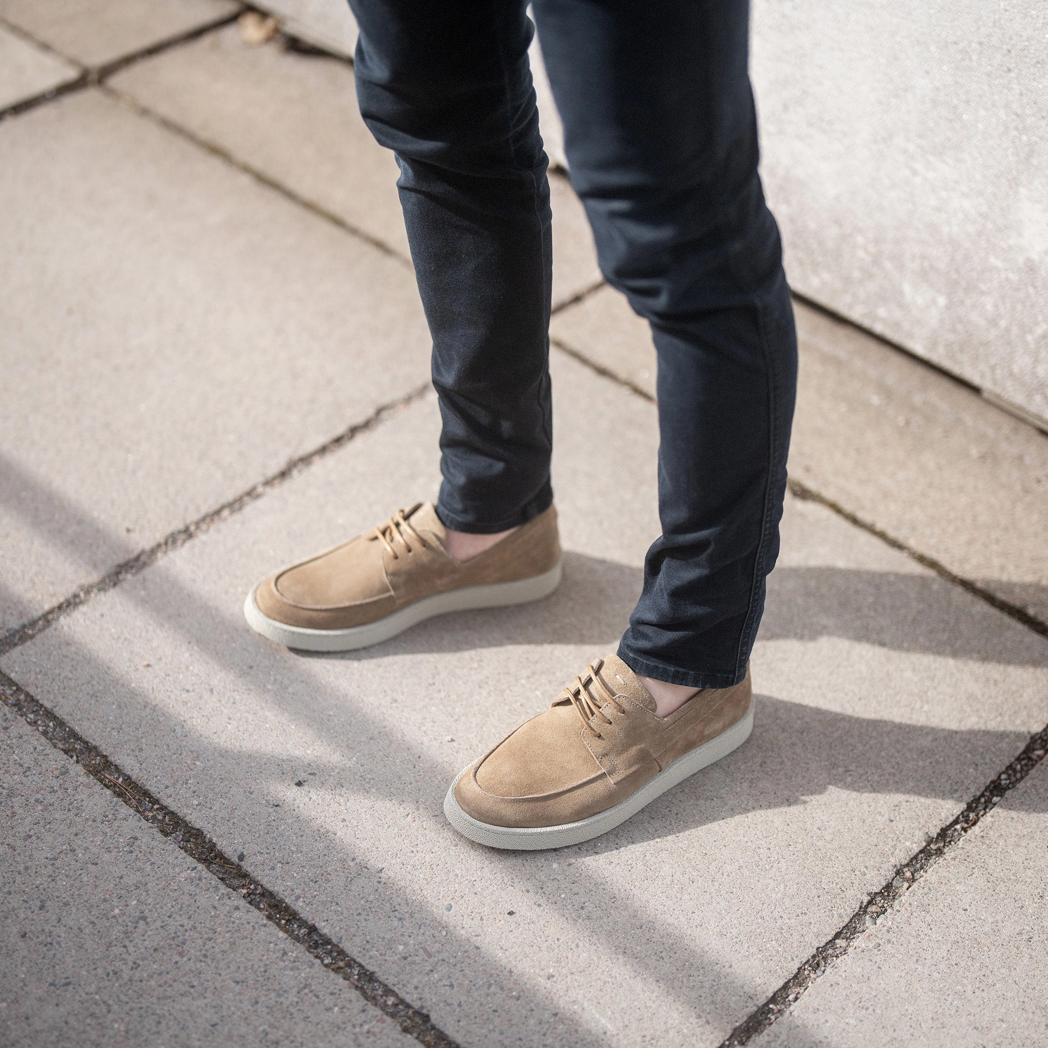 SIRRI Mens casual lace-ups Comfortable Walking Shoes For Flat Feet