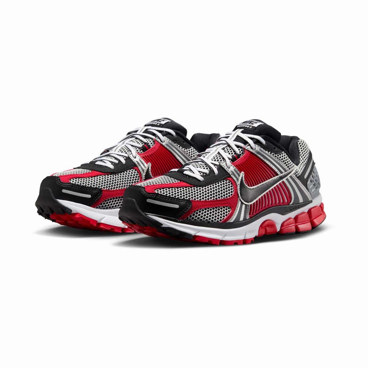 Nike Zoom Vomero 5 'Metallic Silver University Red' Men's Shoes Asics Long Distance Running Shoes
